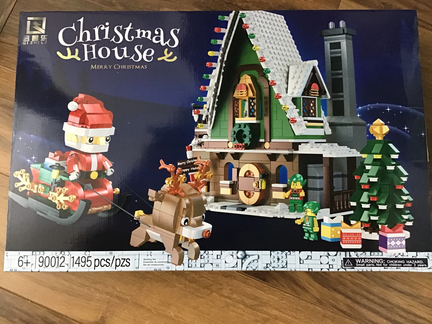 Christmas House. building blocks
