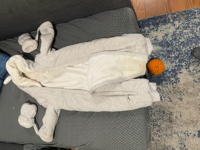 Baby Hedgehog Fleece Jumpsuit 18 Months - photo 2