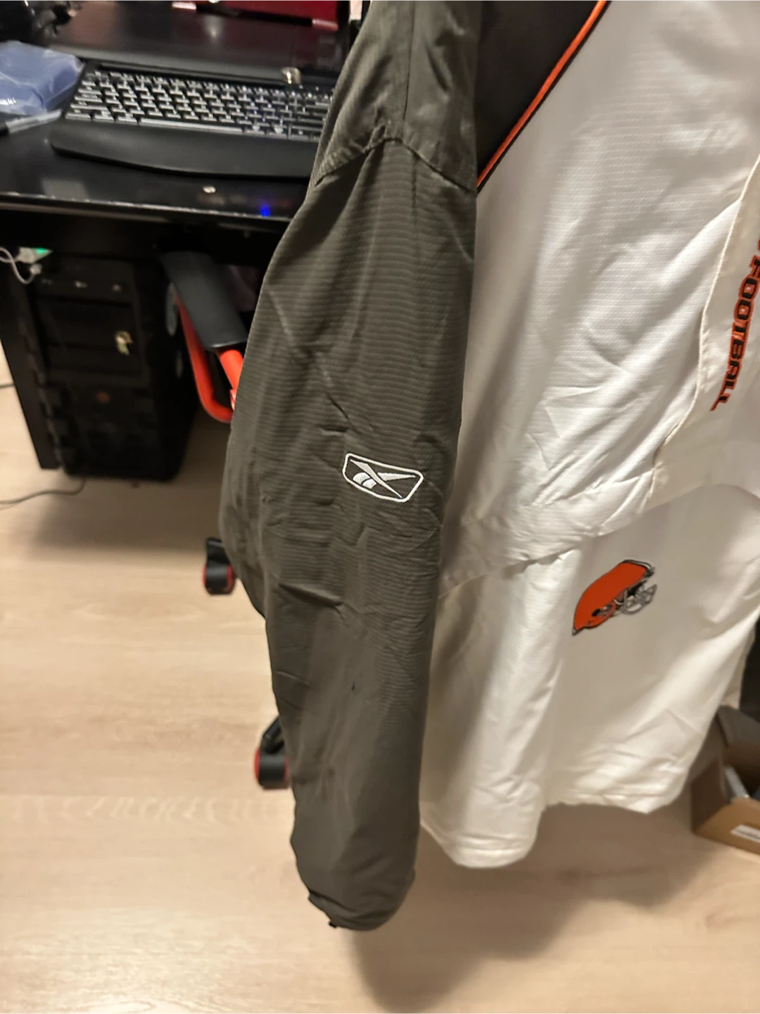 Reebok NFL Cleveland Browns Half-Zip Jacket - photo 2