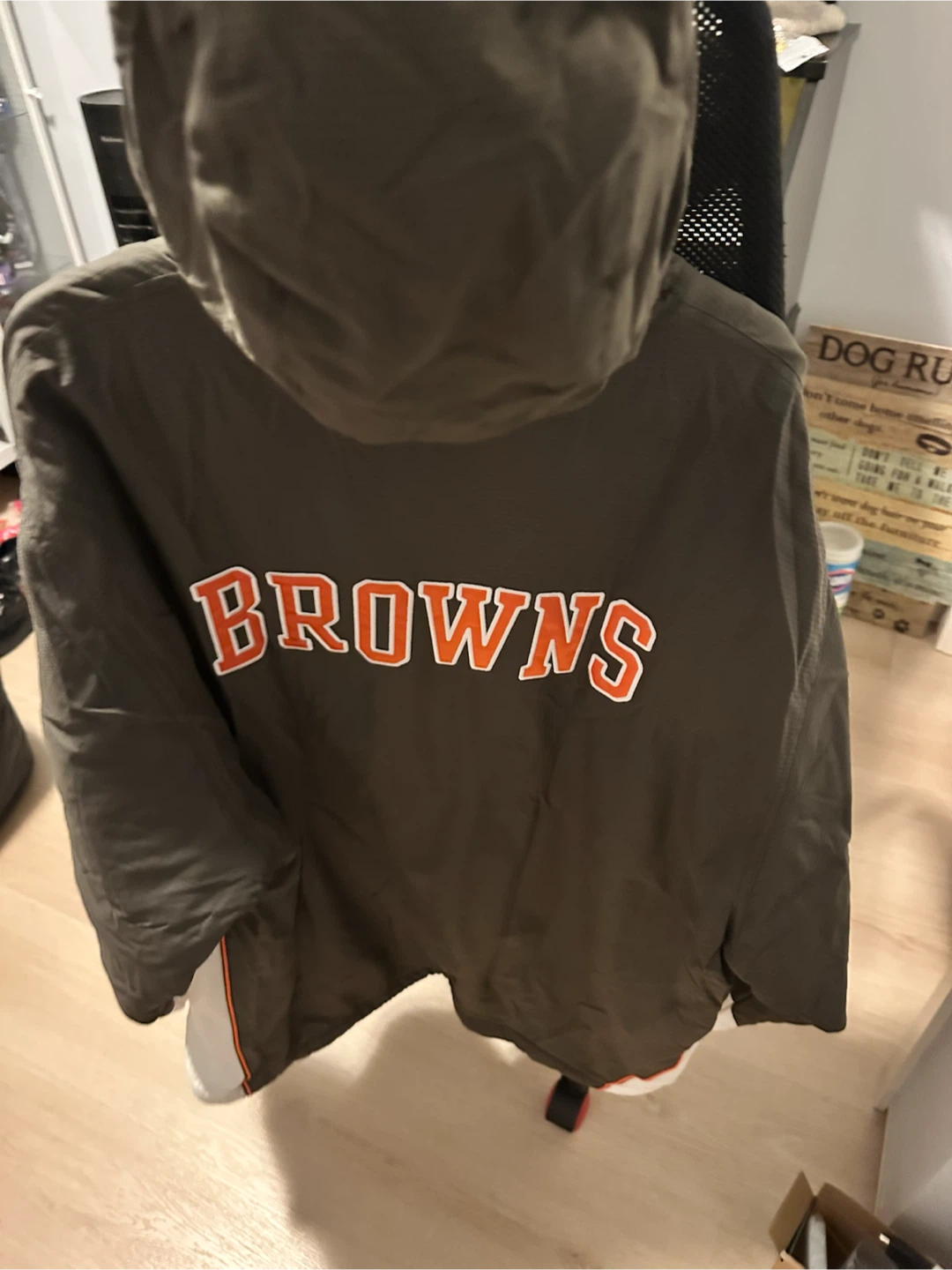 Reebok NFL Cleveland Browns Half-Zip Jacket - photo 5