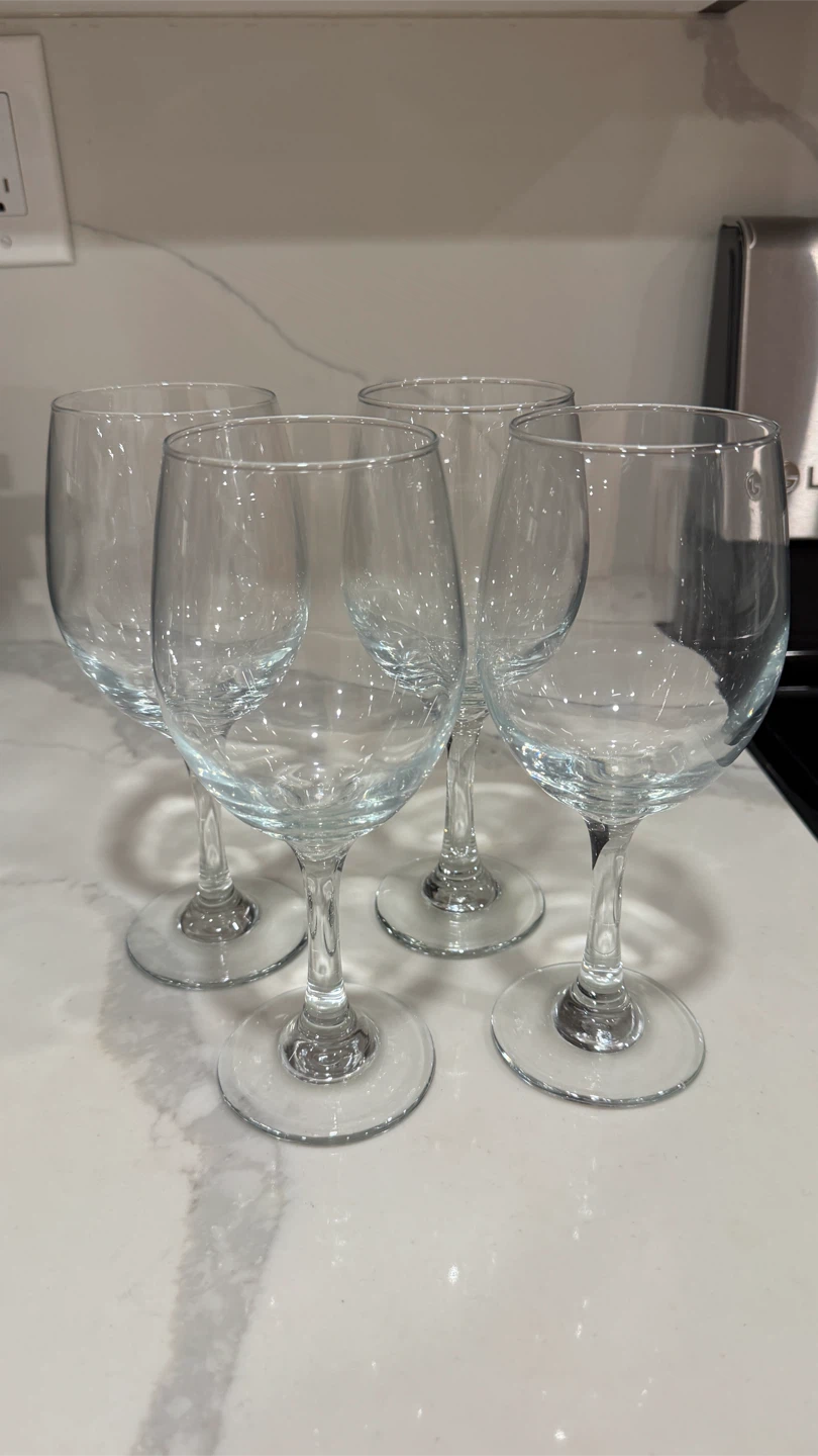$5 for all 4 Wine Glasses