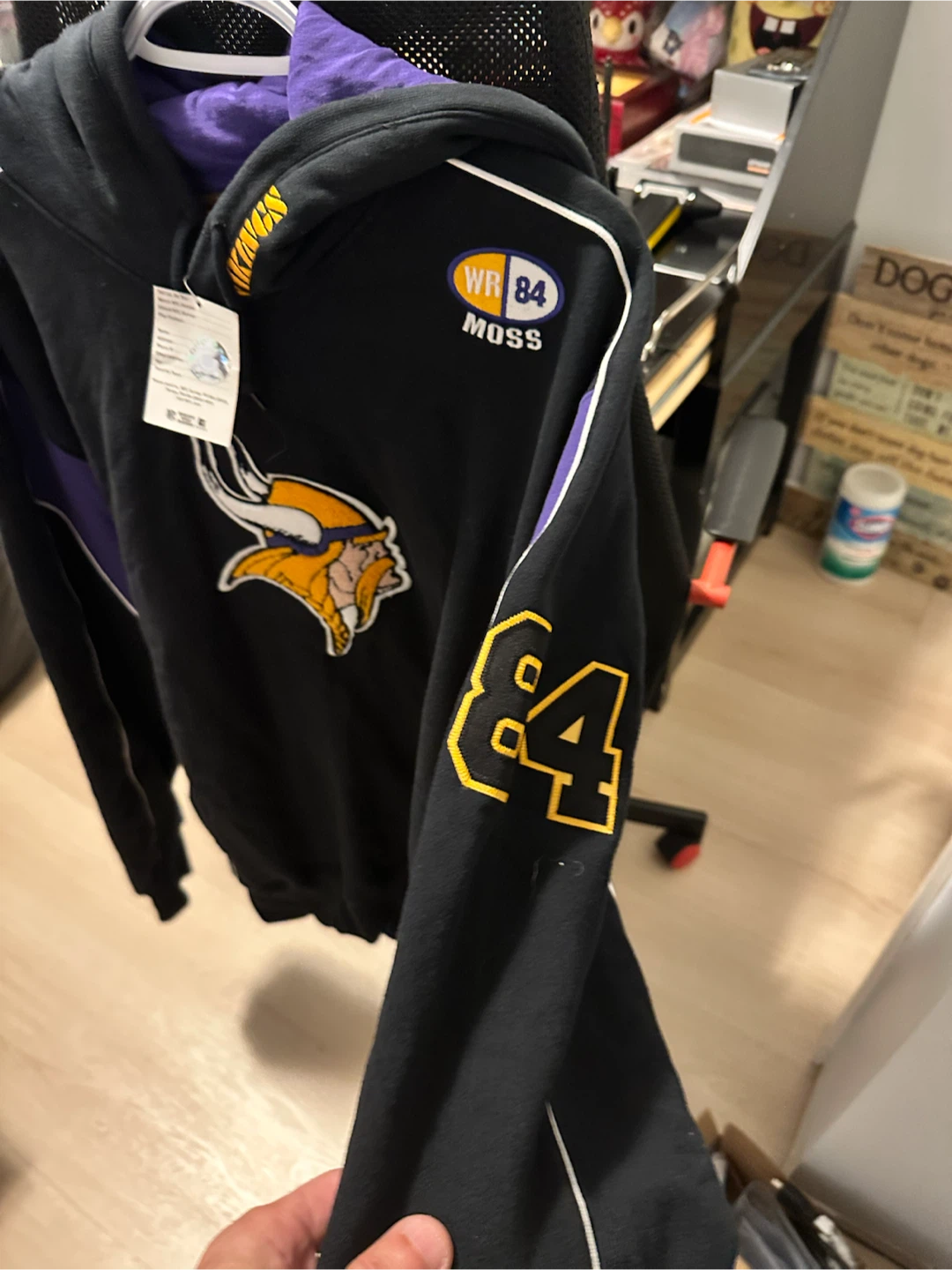 Minnesota Vikings Randy Moss Hoodie - photo 2