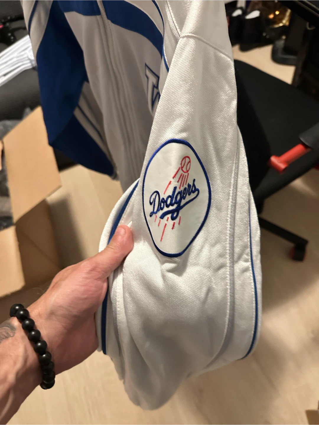 Majestic Los Angeles Dodgers Track Jacket - photo 2