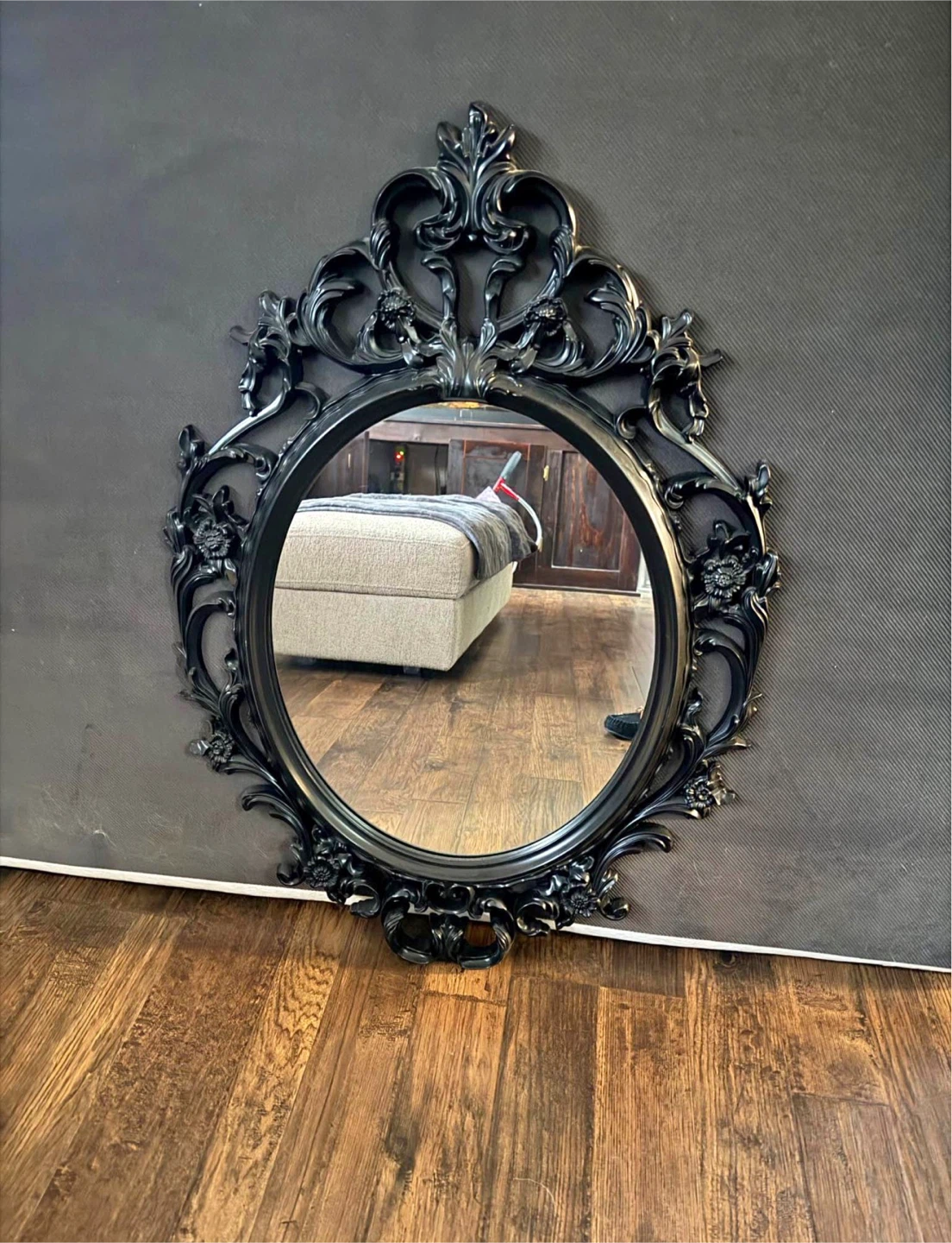 IKEA UNG DRILL Oval Mirror - photo 2