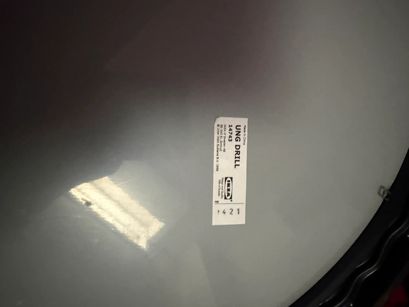 IKEA UNG DRILL Oval Mirror - photo 3