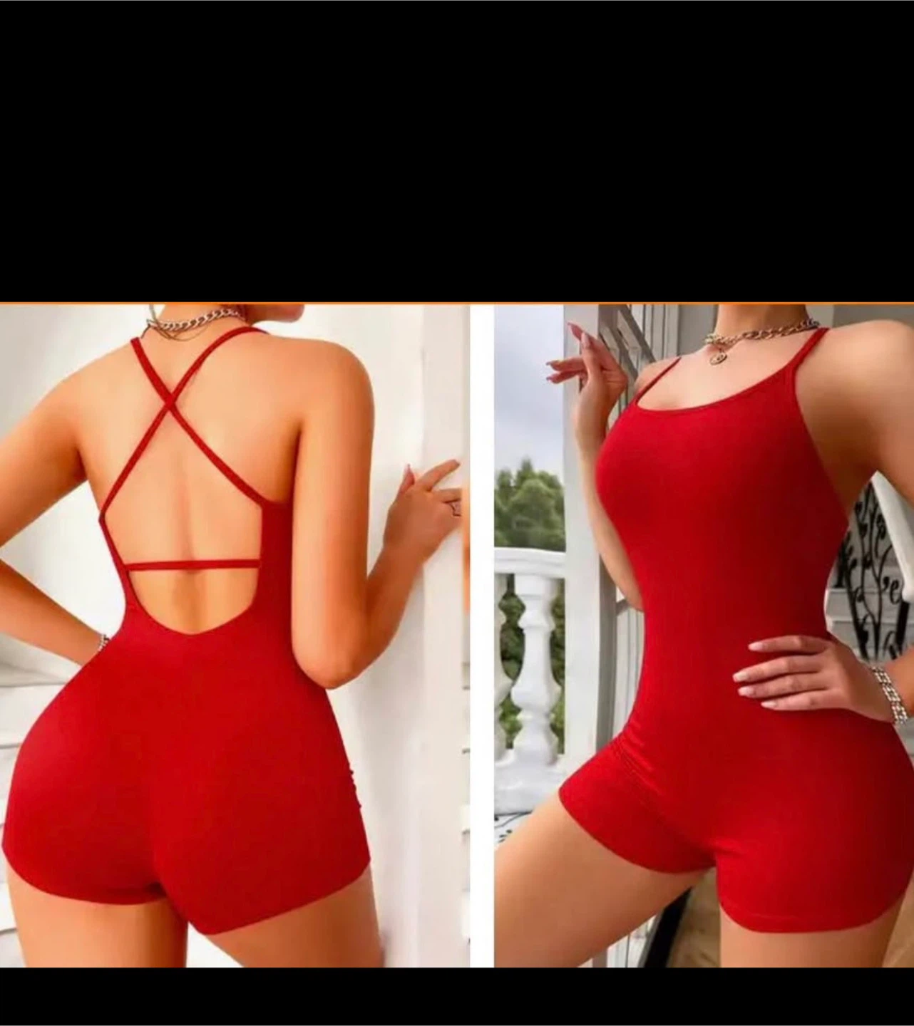 Brand New Red Sleeveless Romper. Size Xsmall