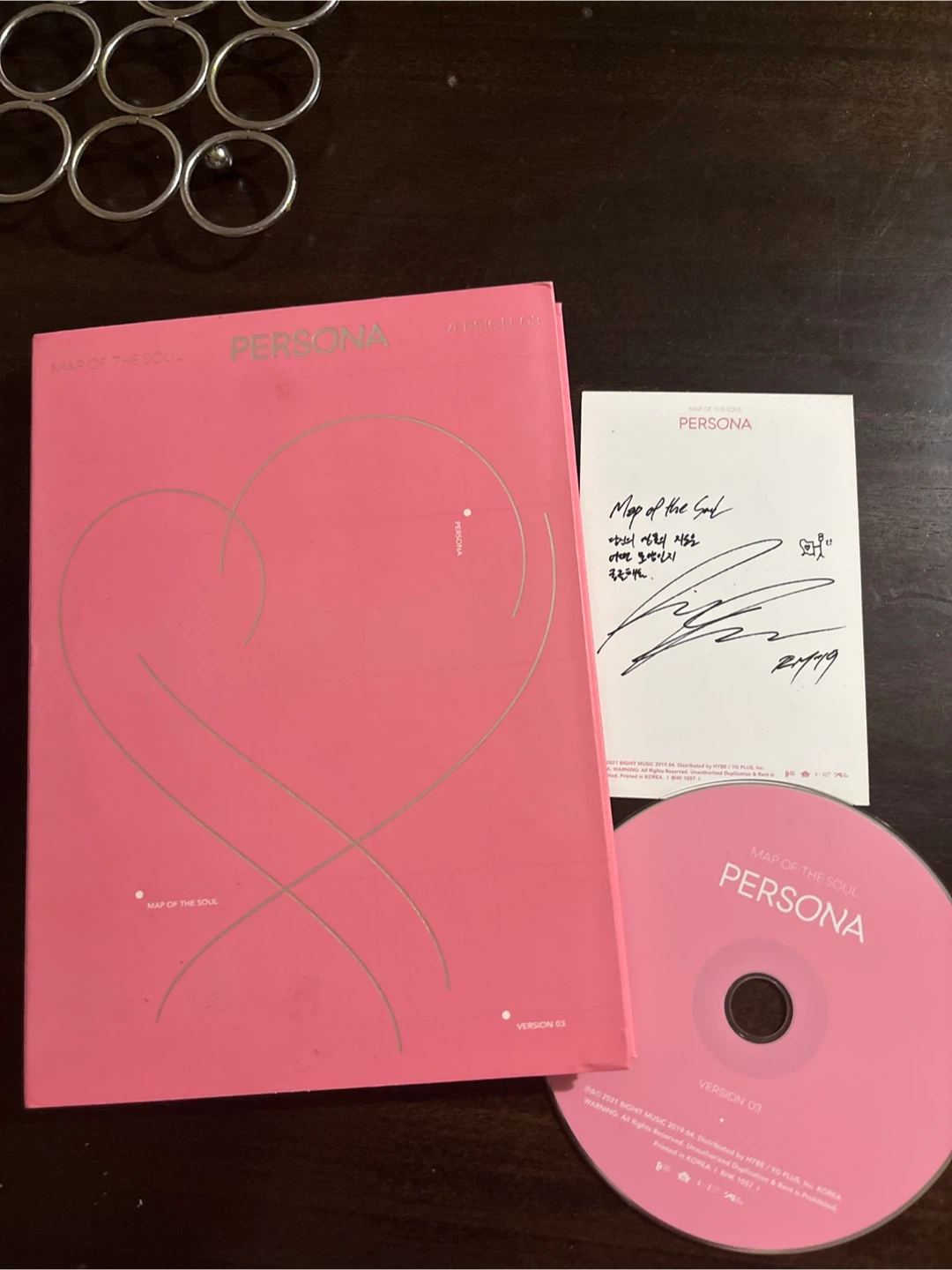 BTS Map of the Soul: Persona Version 03 Album