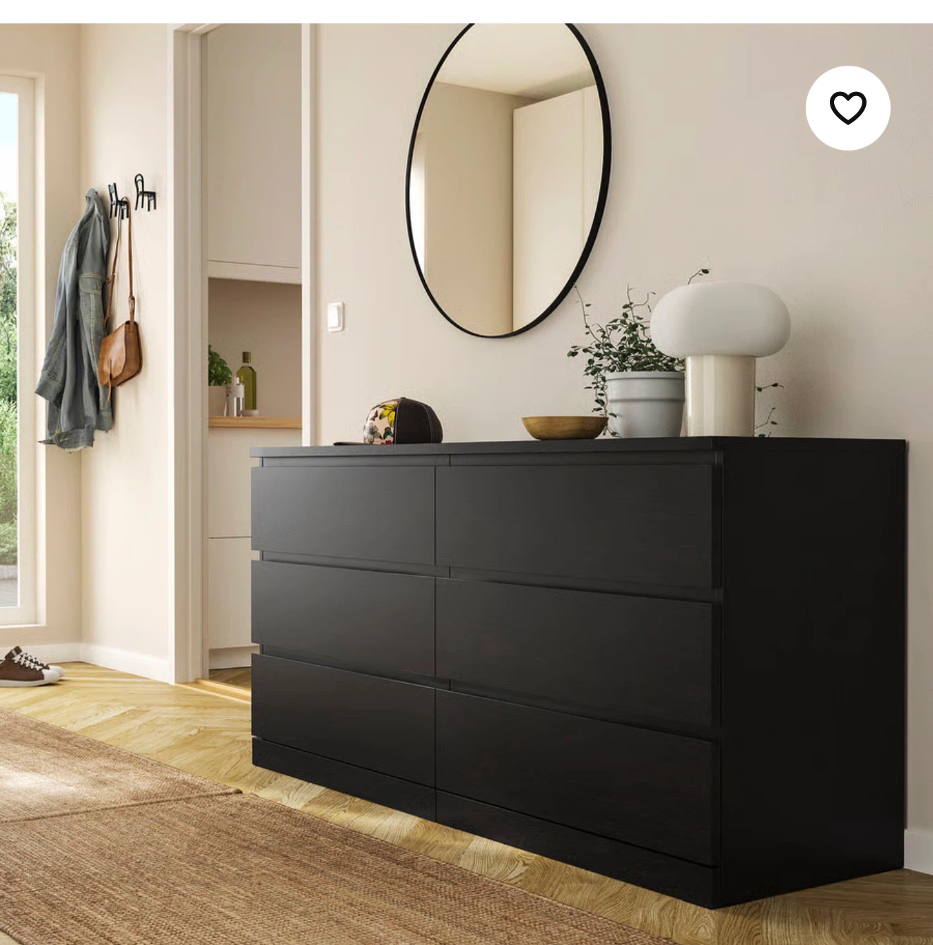 IKEA MALM 6-drawer dresser