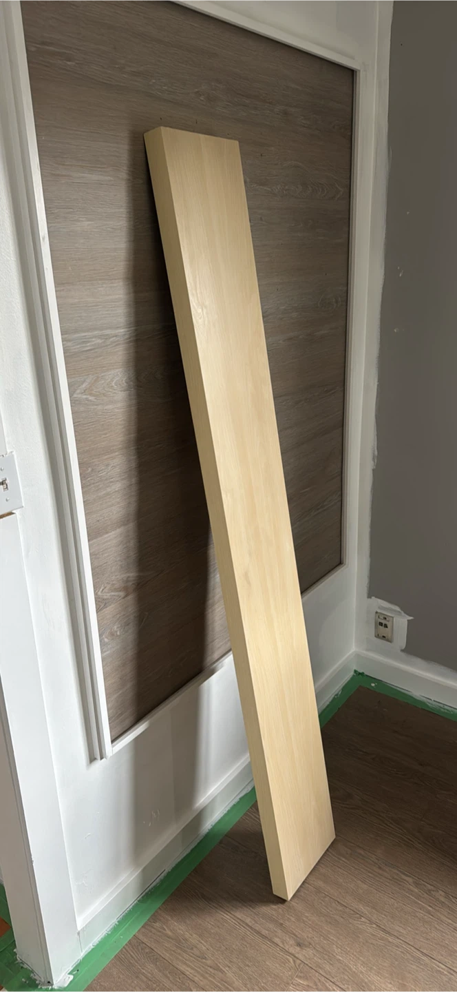 Natural Wood Floating Shelf