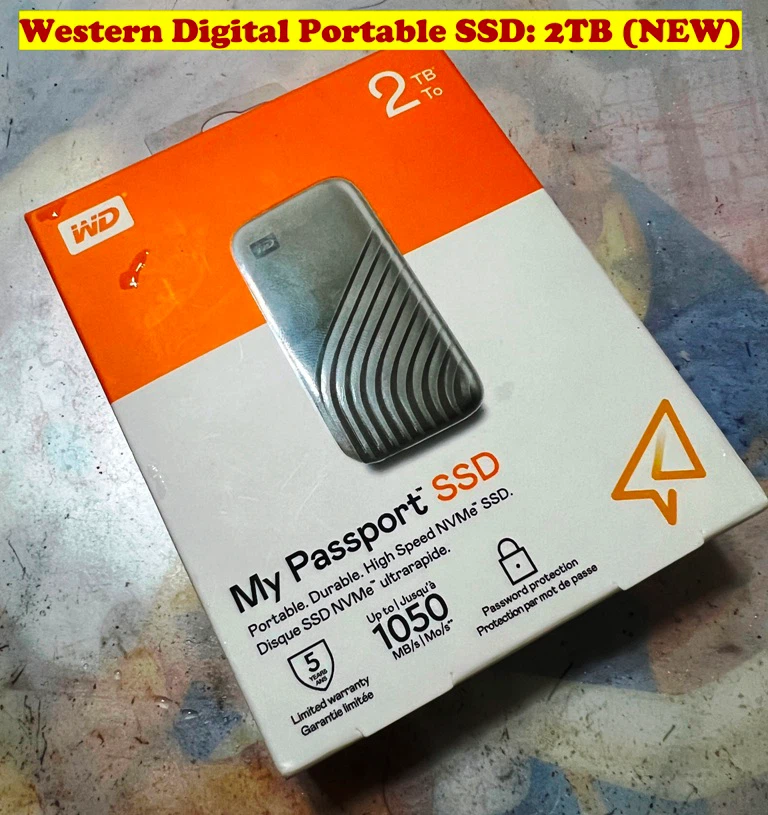 Western Digital Portable SSD: 2TB (NEW)