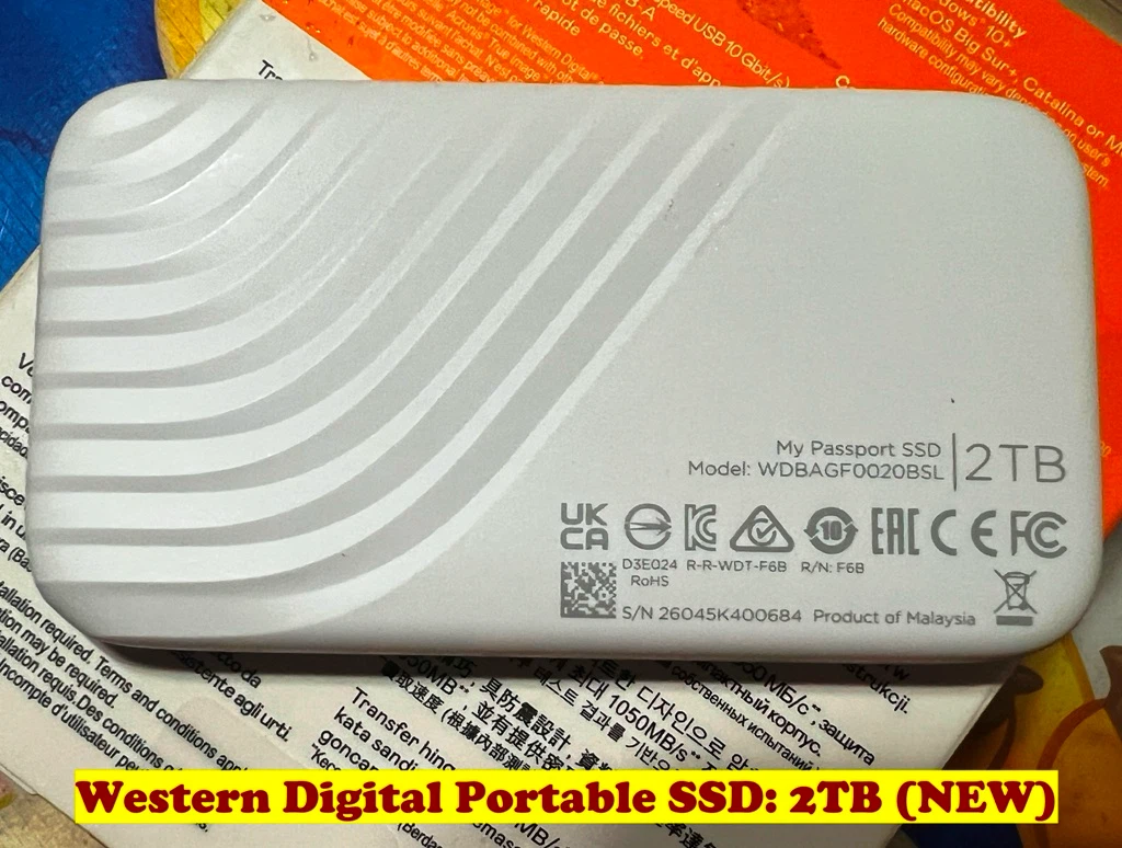 Western Digital Portable SSD: 2TB (NEW) - photo 3