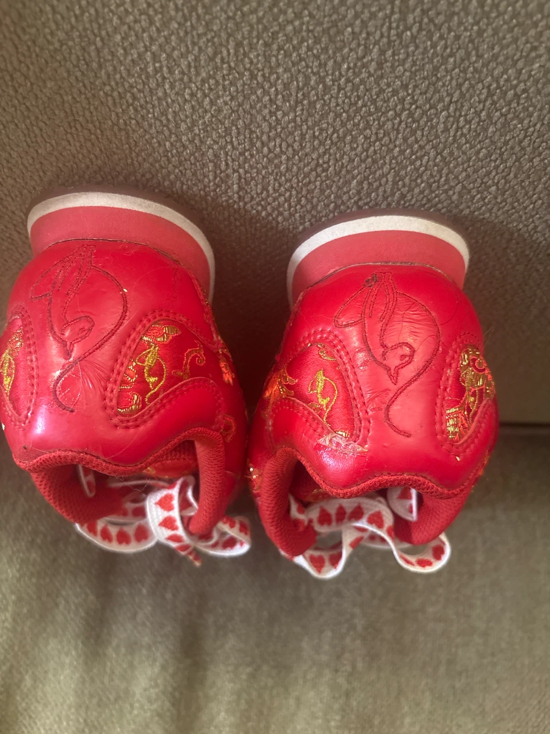 Red Baby Phat Shoes with Heart Laces - photo 4