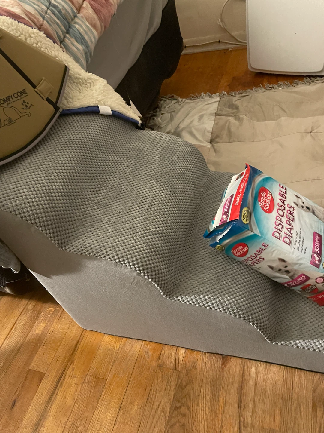Pet Care Set: Dog Stairs, Diapers, and Cone - photo 2
