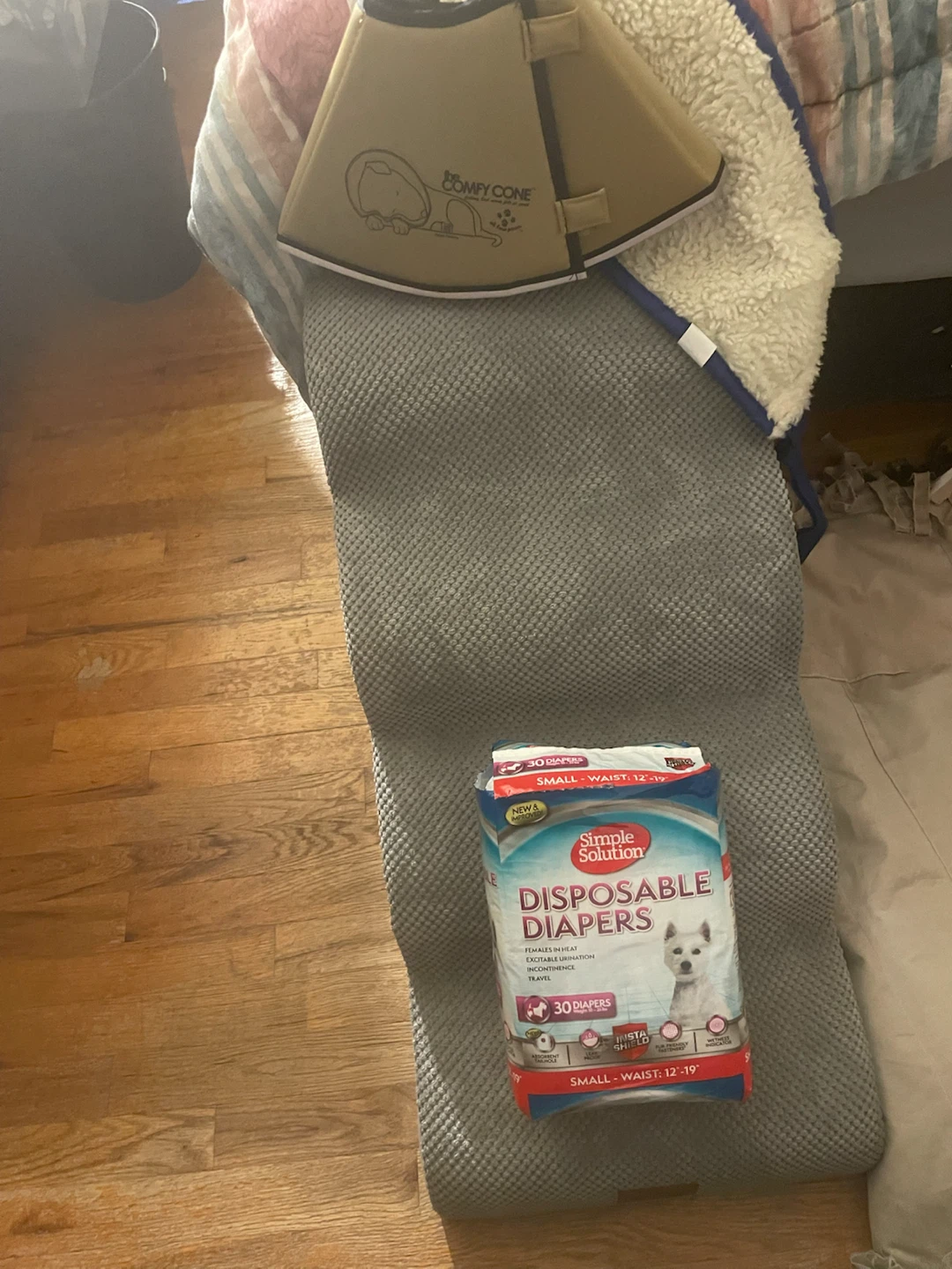 Pet Care Set: Dog Stairs, Diapers, and Cone - photo 3