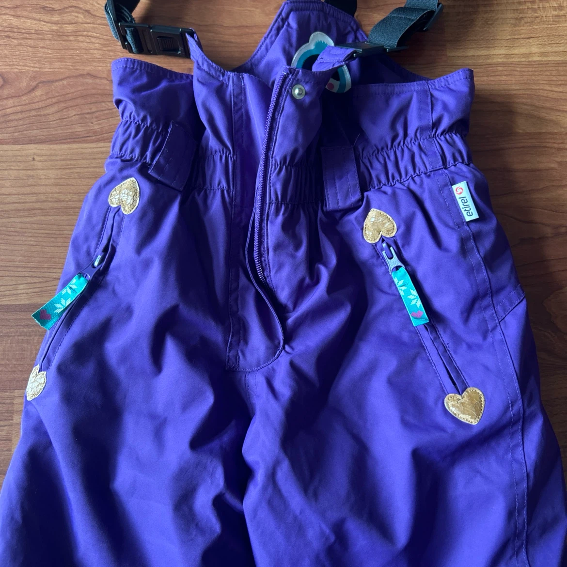 Etirel Ski Snow Bibs - Purple - photo 4
