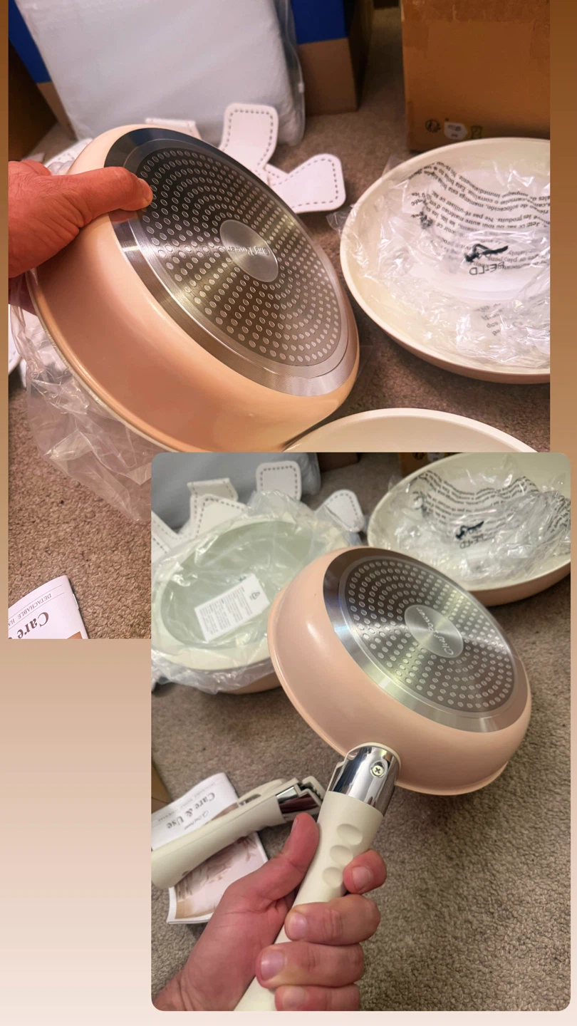 Piece Non-Stick Cookware Set, Pink - photo 3