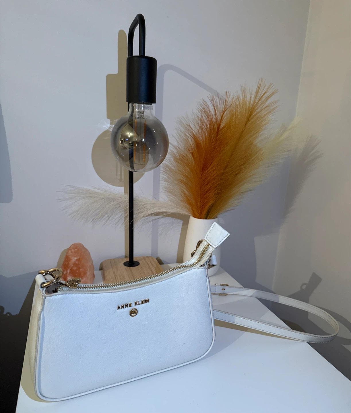 Anne Klein white handbag