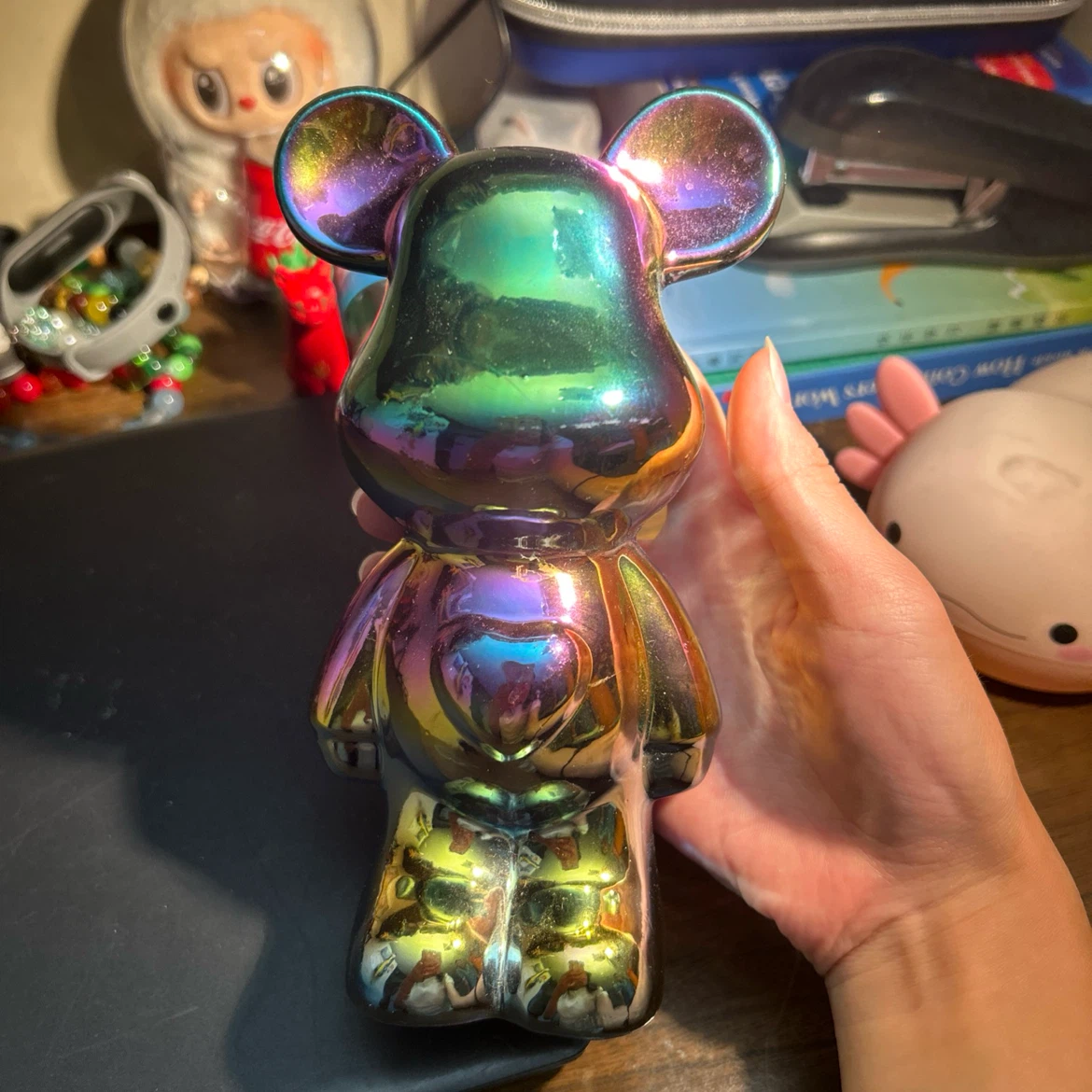 Iridescent Bearbrick-style Money Box - photo 2