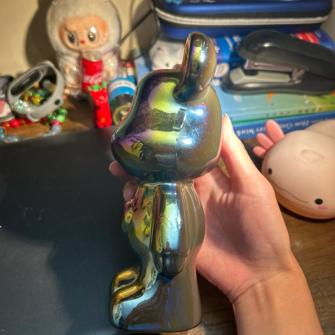 Iridescent Bearbrick-style Money Box - photo 3