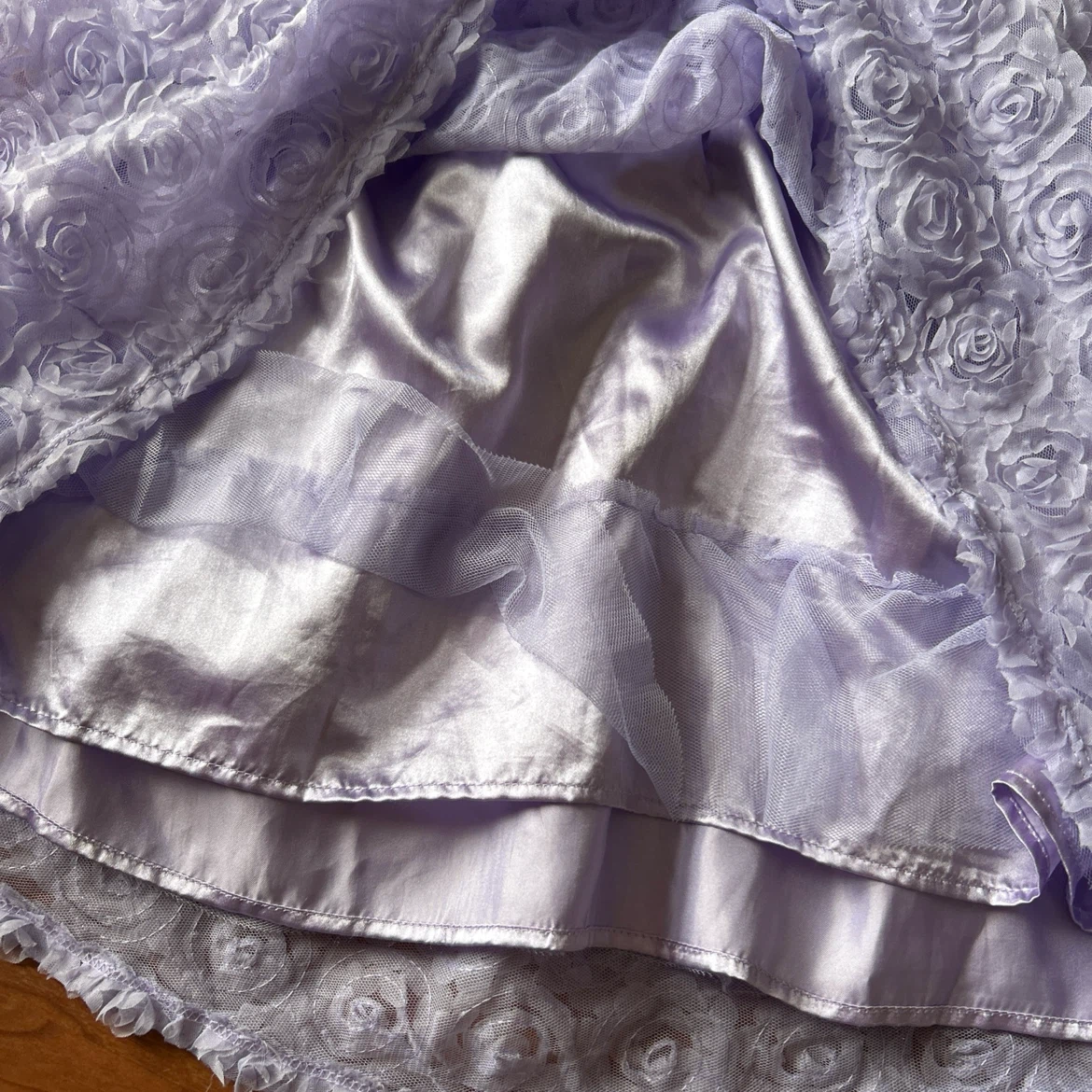 Samantha Says Lavender Rose Dress Size 7 - photo 5