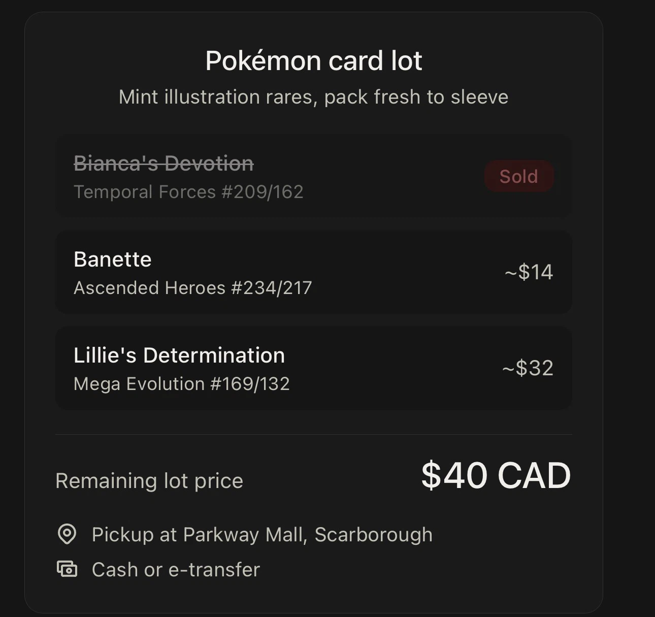 Pokémon TCG Lillie's Determination, and Banet - photo 3