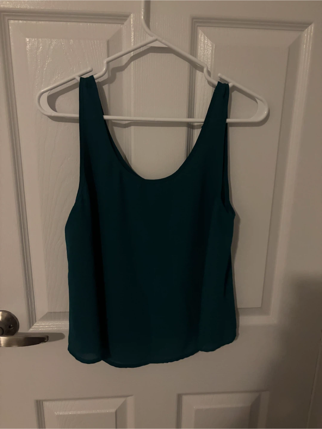 Dark Green Sleeveless Tank Top