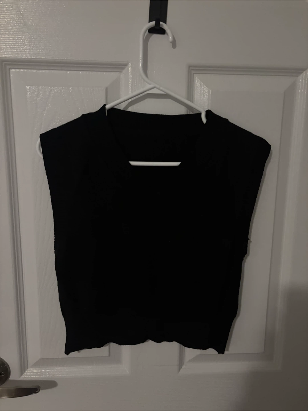Black Knit Vest