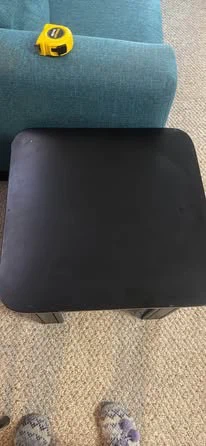 2 Black Side/End Tables - 20”W x 20”D x 19”H - photo 2