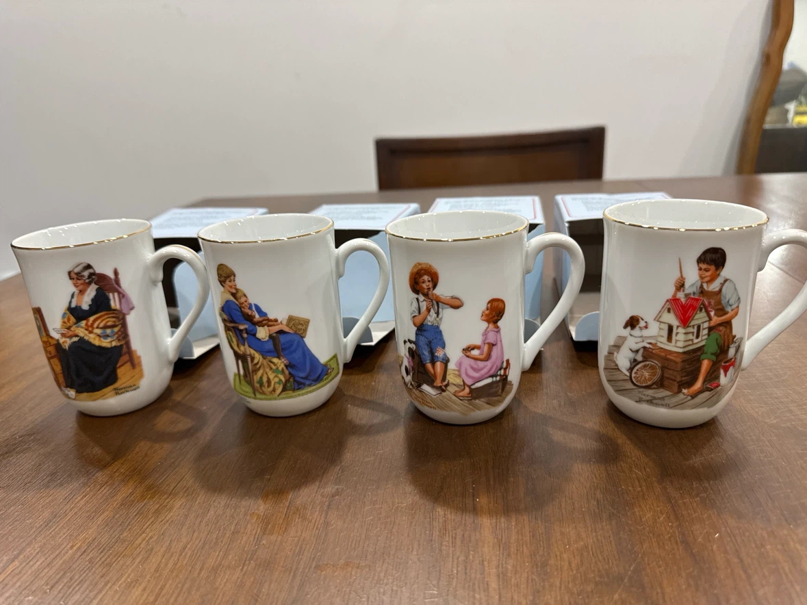 Norman Rockwell Collector's Porcelain Mugs - photo 3