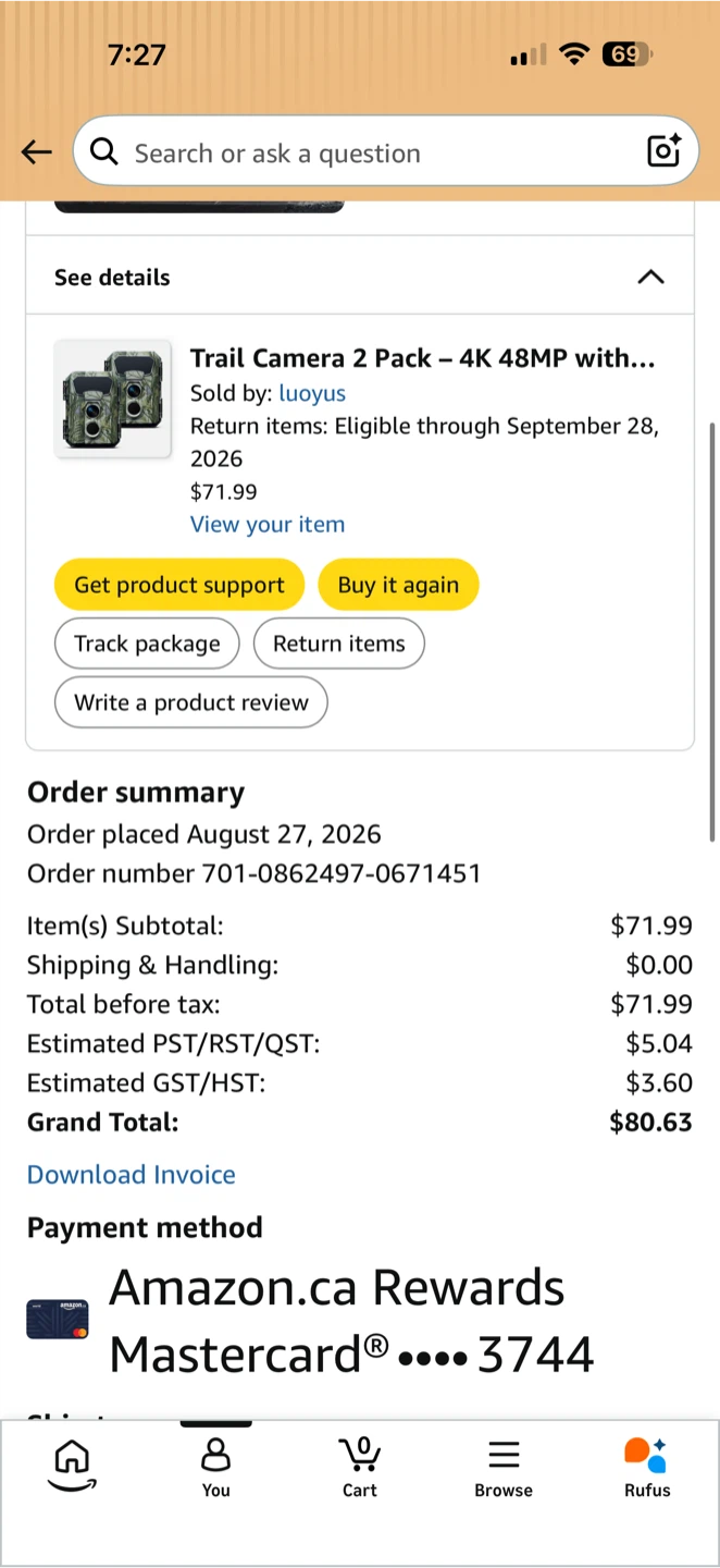 VOOPEAK TC33 Digital Wildlife Camera 2 Pack