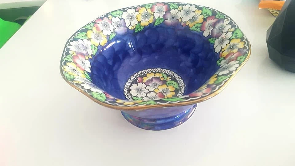 Decorative Footed Maling Bowl