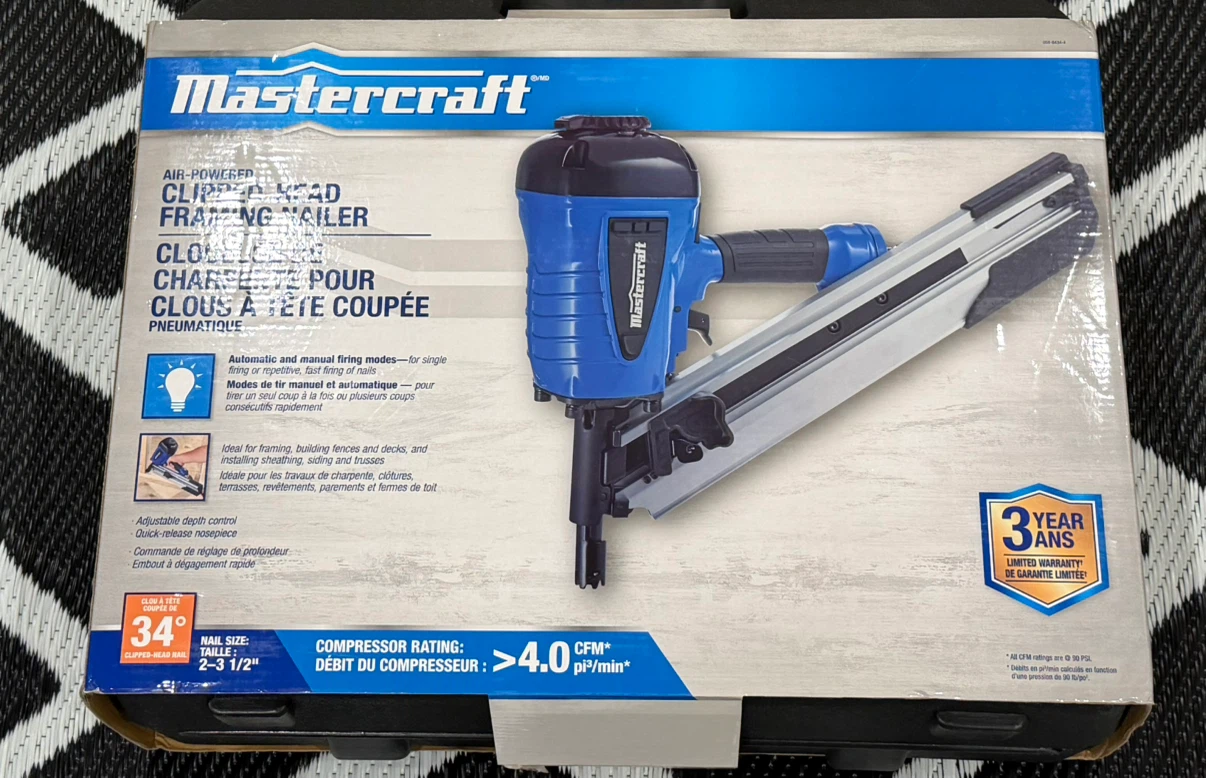 Mastercraft Clipped-Head Framing Nailer