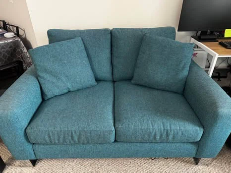 Stylus Linea Love Loveseat Teal