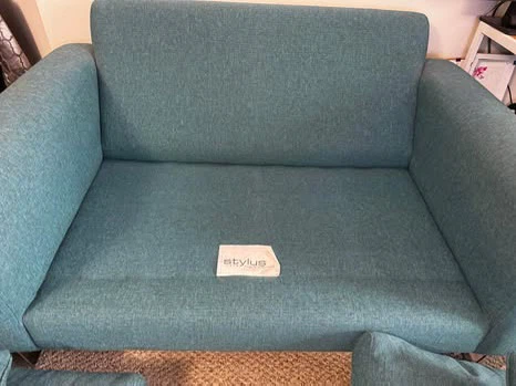 Stylus Linea Love Loveseat Teal - photo 2