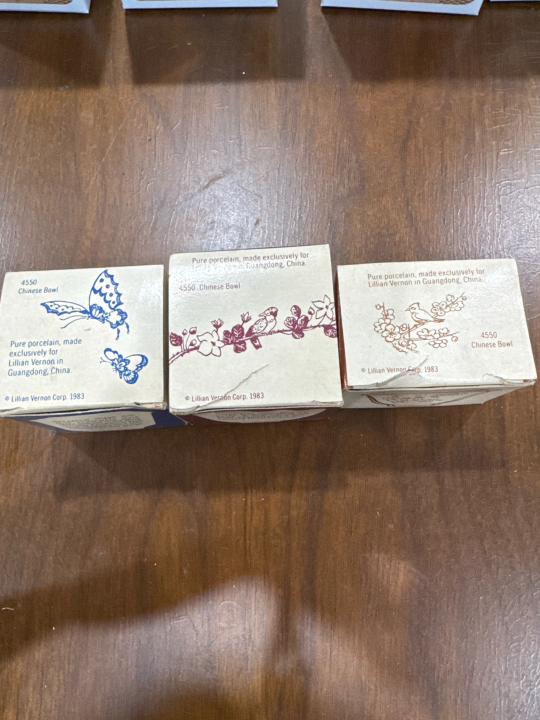 Lillian Vernon Chinese Bowls Set