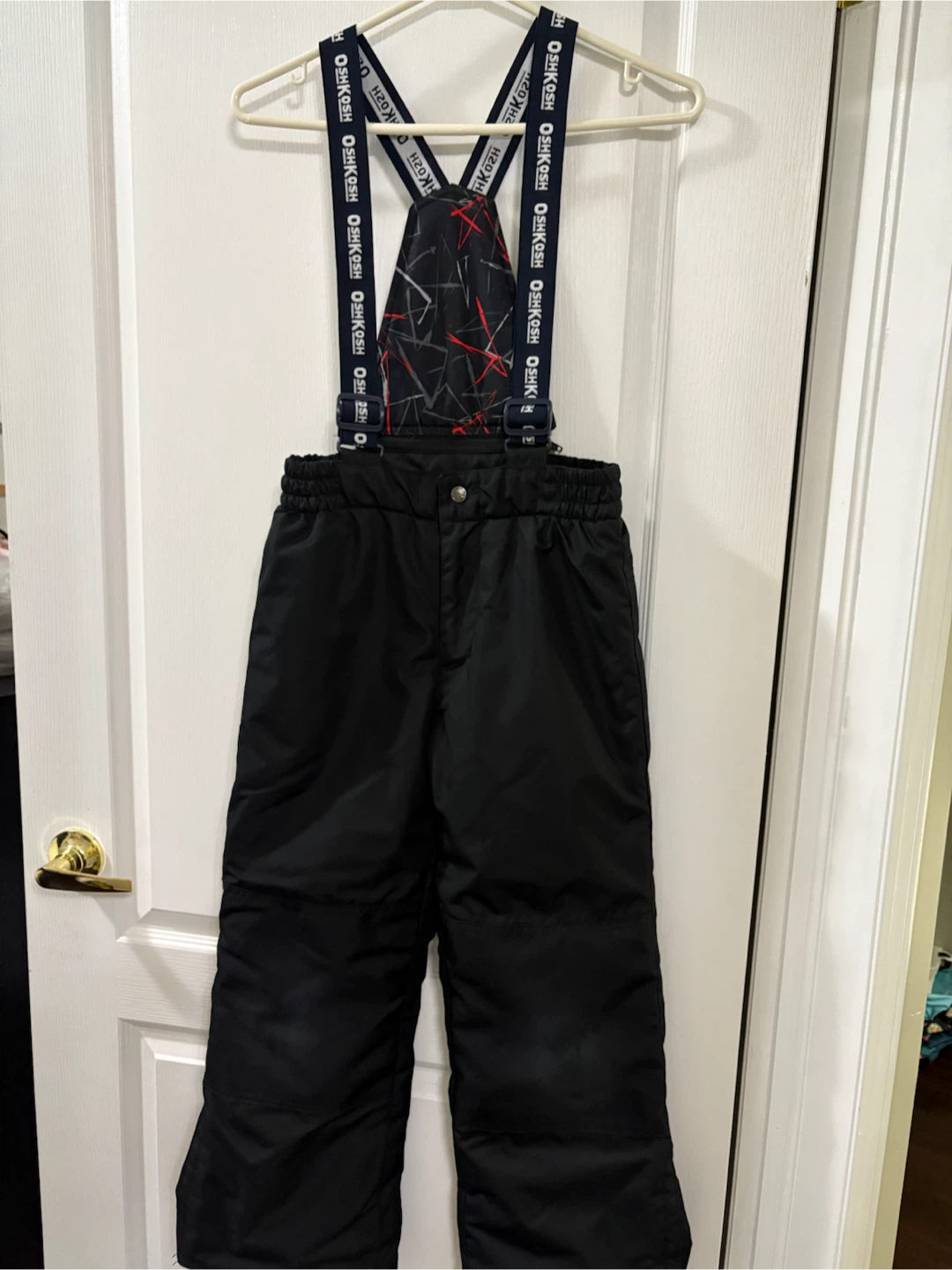 OshKosh B'gosh Black Snow Bib Pants size 10