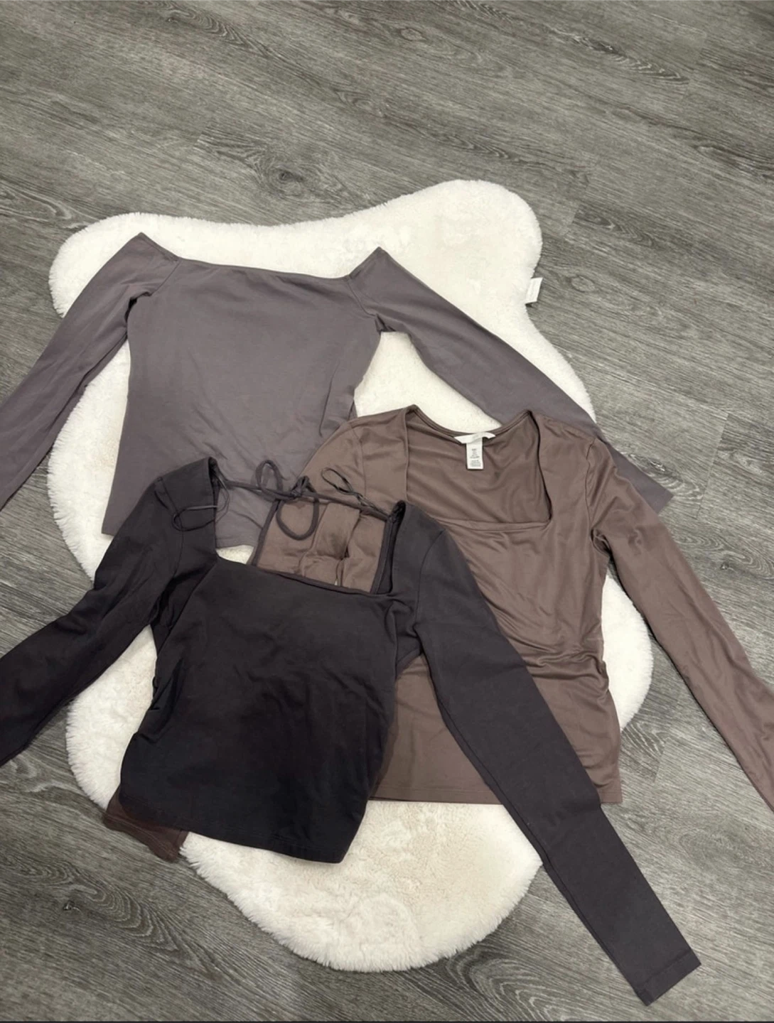 Long Sleeve Tops Bundle (3 Pieces) - Garage & H&M - Size S/M