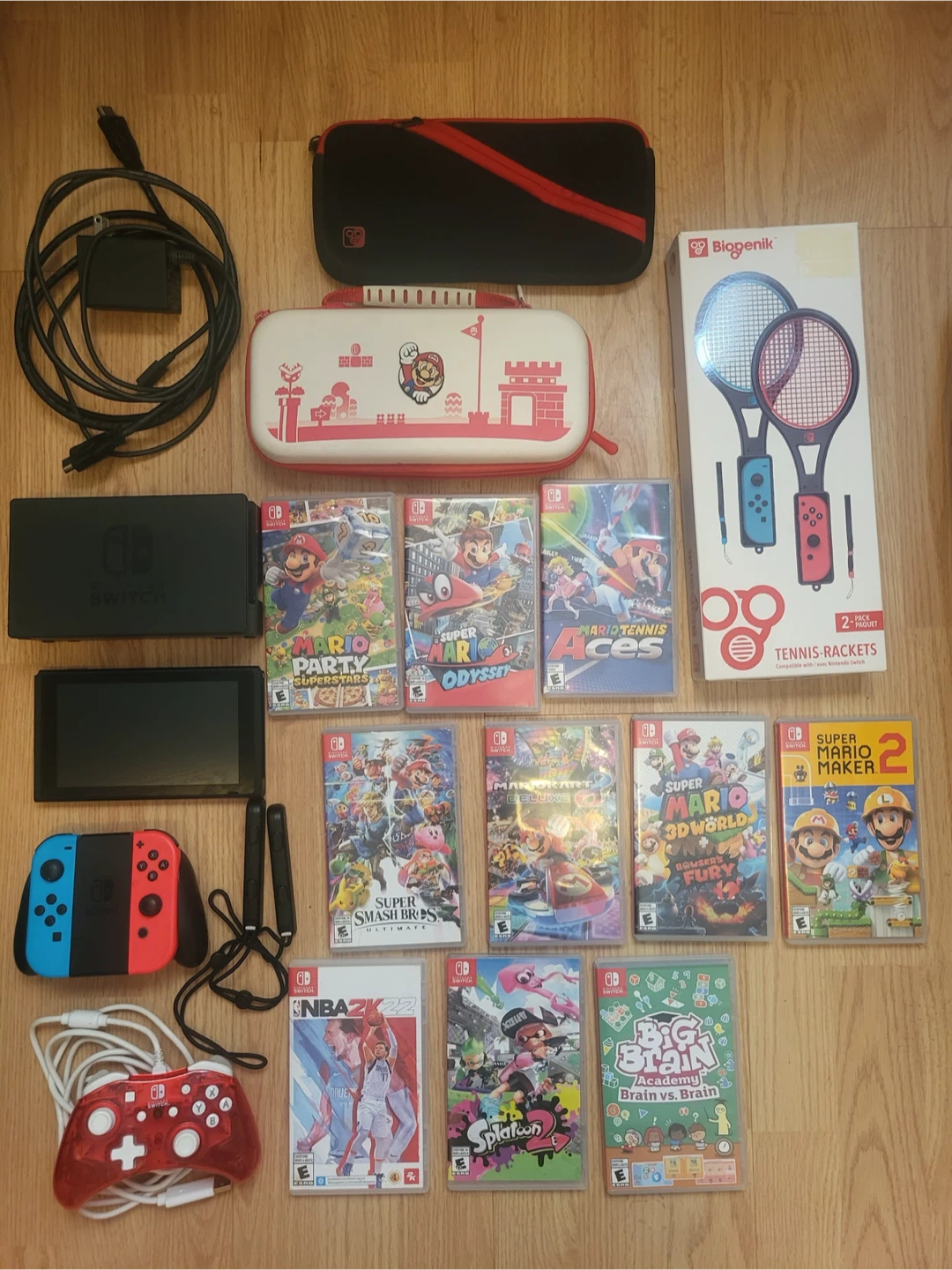 Nintendo Switch Console with Games and accessories