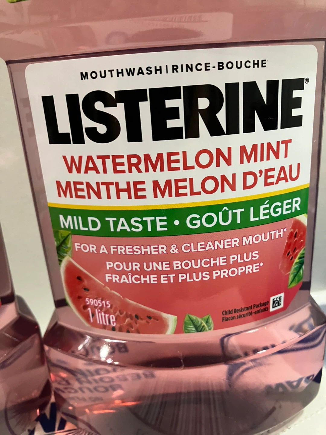 Listerine Watermelon Mint Mouthwash 1 Litre