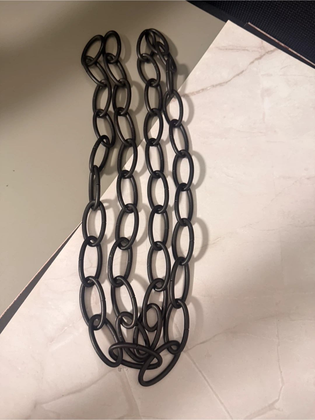 Black Metal Chain Set 4 feet - photo 3