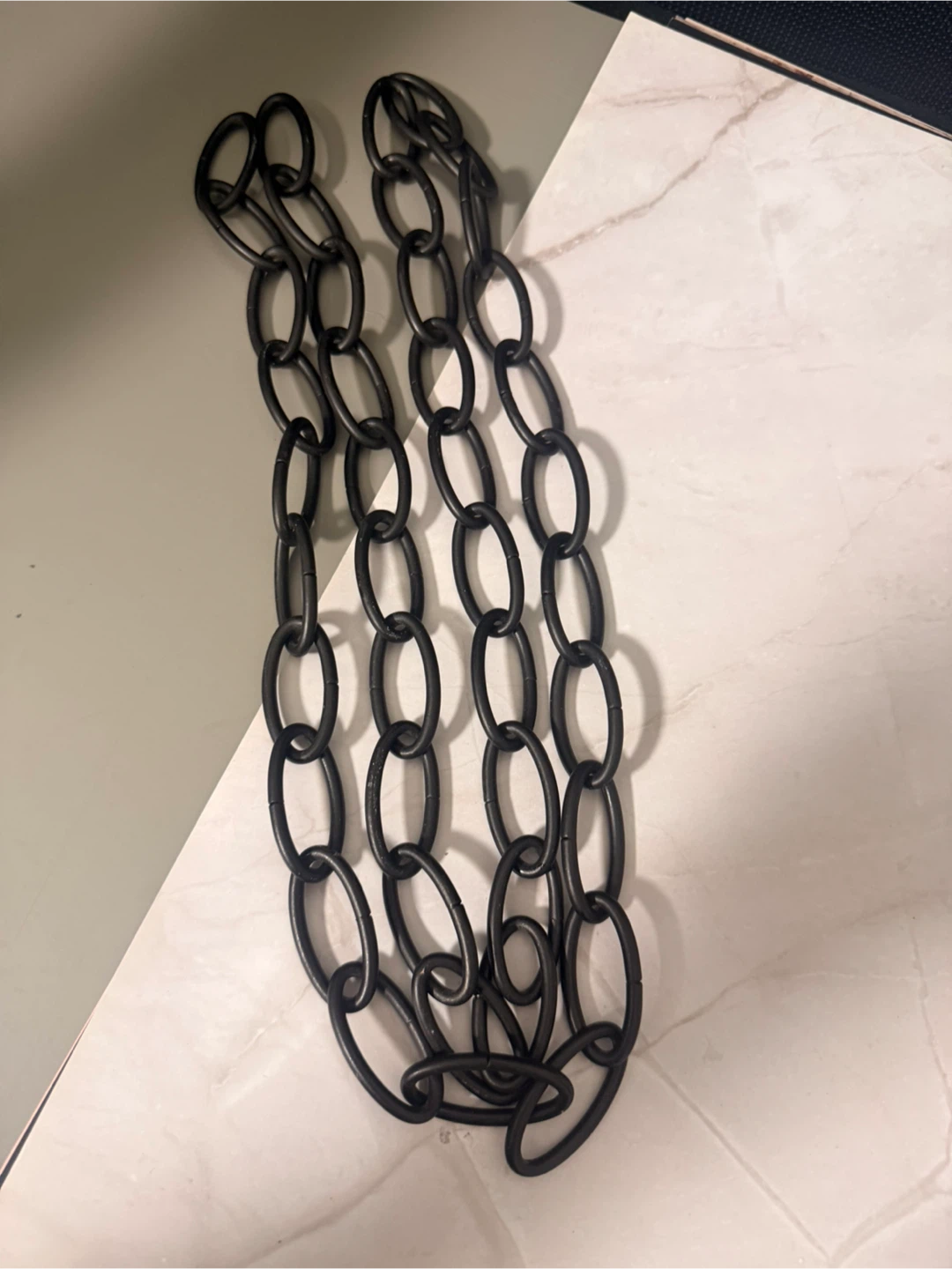 Black Metal Chain Set 4 feet - photo 4