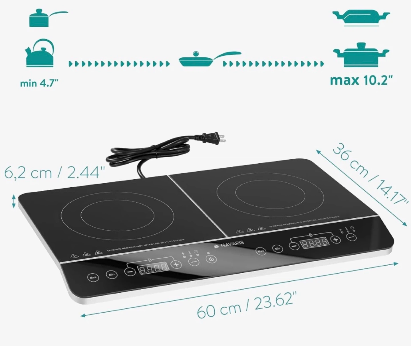 Double Induction Cooktop - photo 3