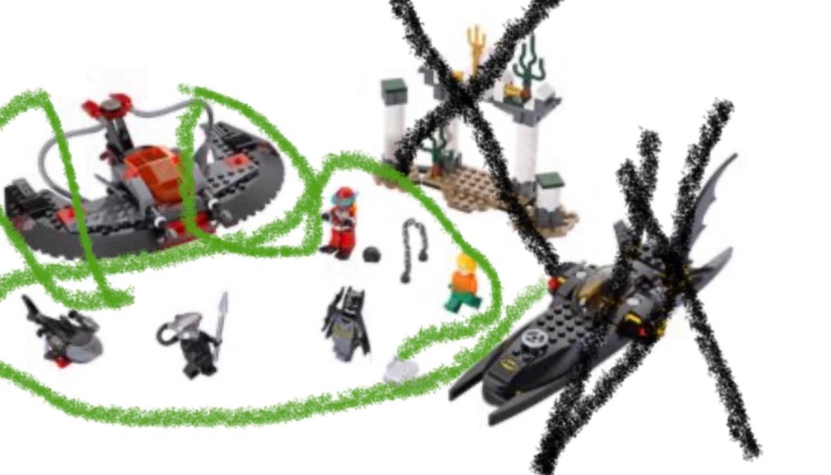 LEGO - DC 76027 - Black Manta Deep Sea Strike - 40% & minifigs - photo 4
