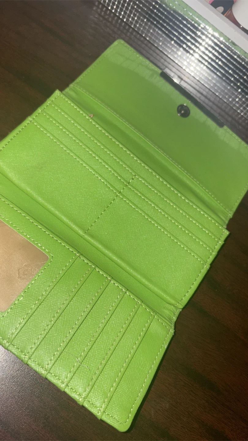 Coach Signature Print Long Wallet - Green - photo 4