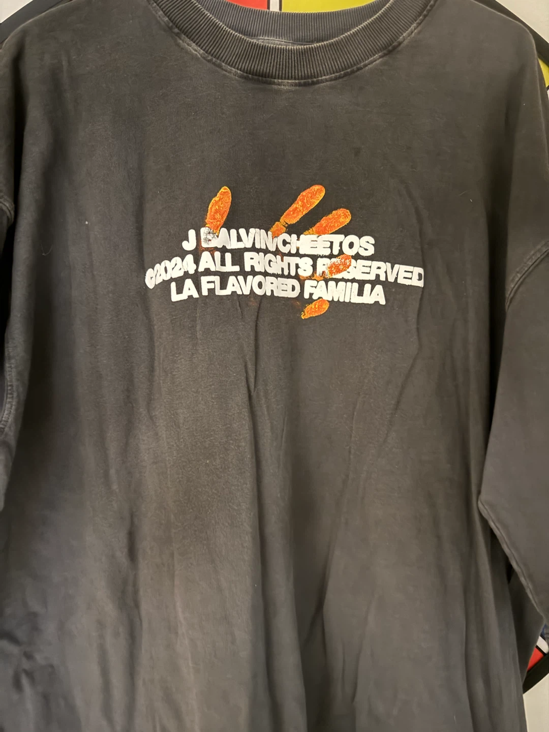 J Balvin Cheetos La Flavored Familia T-shirt