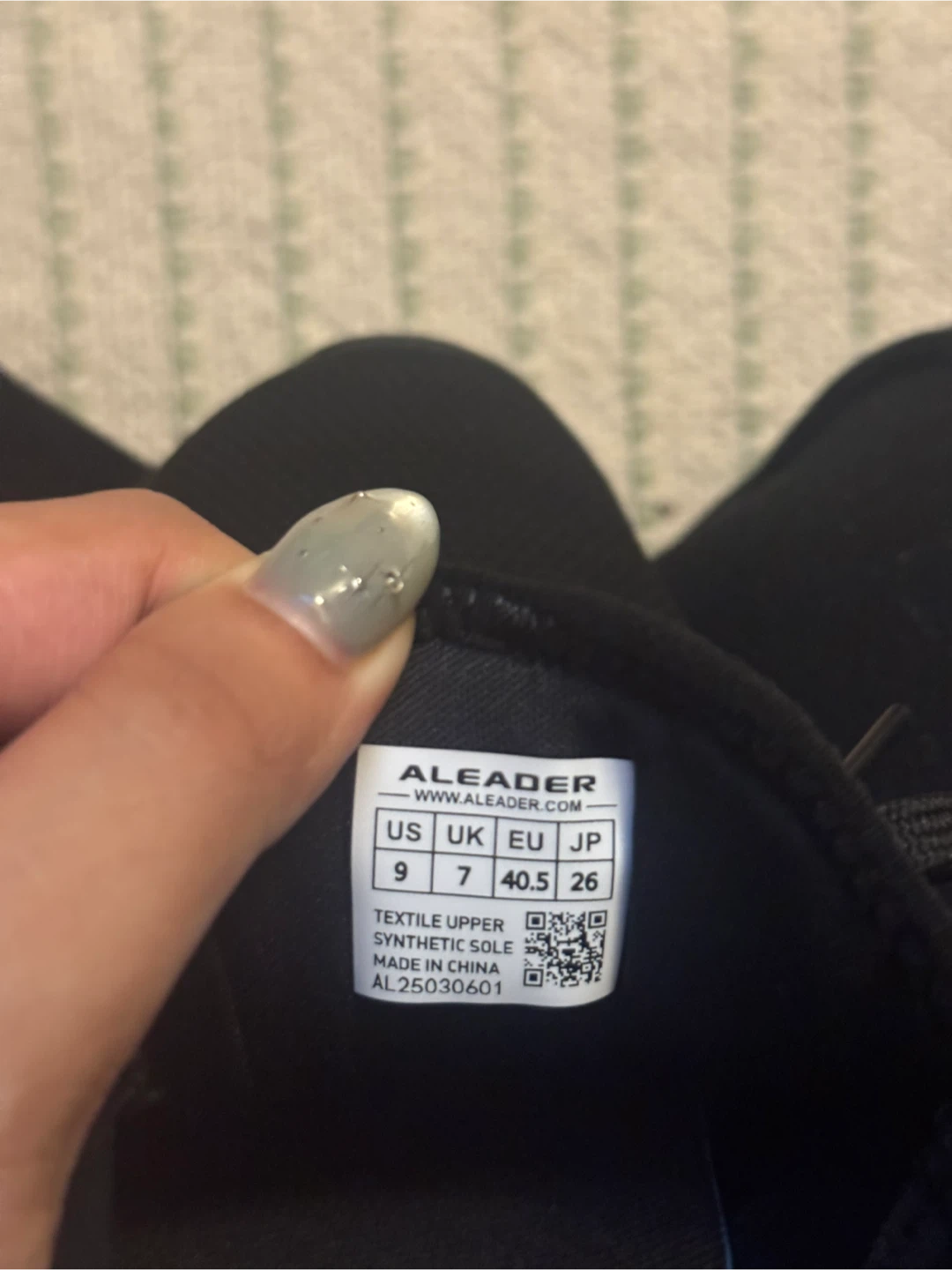 Aleader Energy Life Black Sneakers - US Size 9 - photo 2