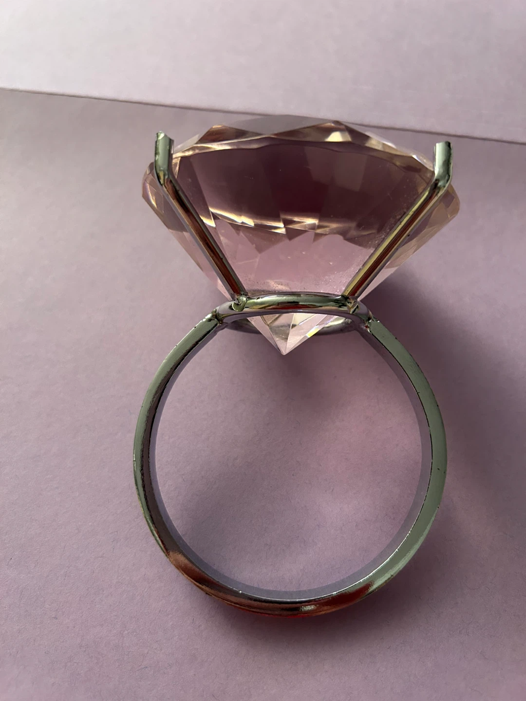 Decorative Novelty Crystal Cocktail Ring - photo 2