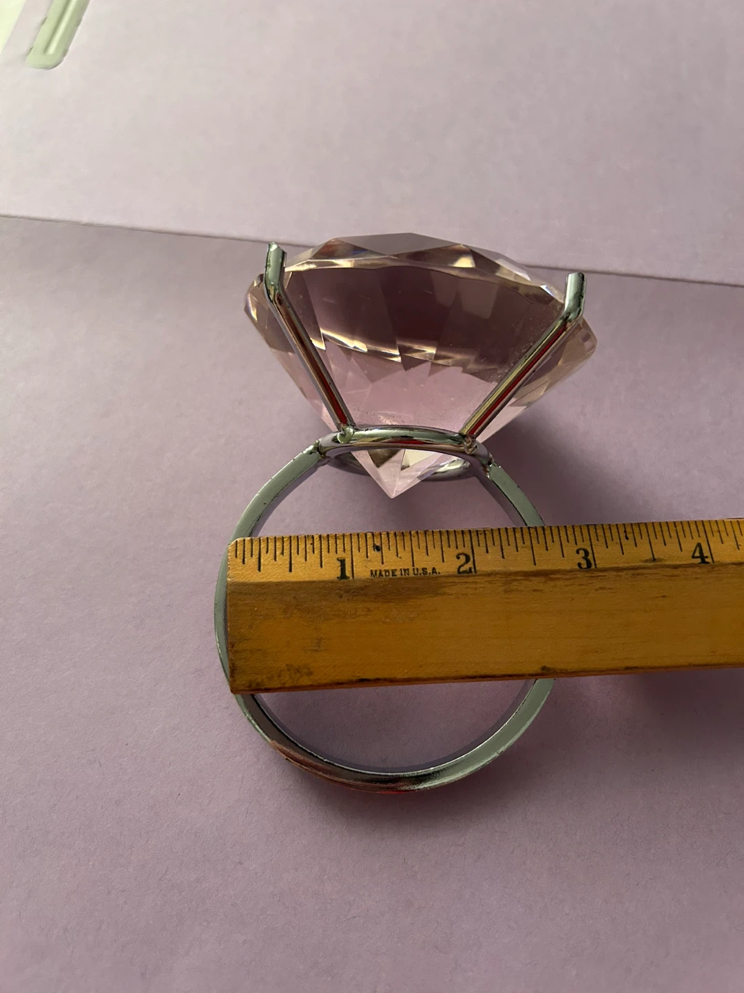 Decorative Novelty Crystal Cocktail Ring - photo 3