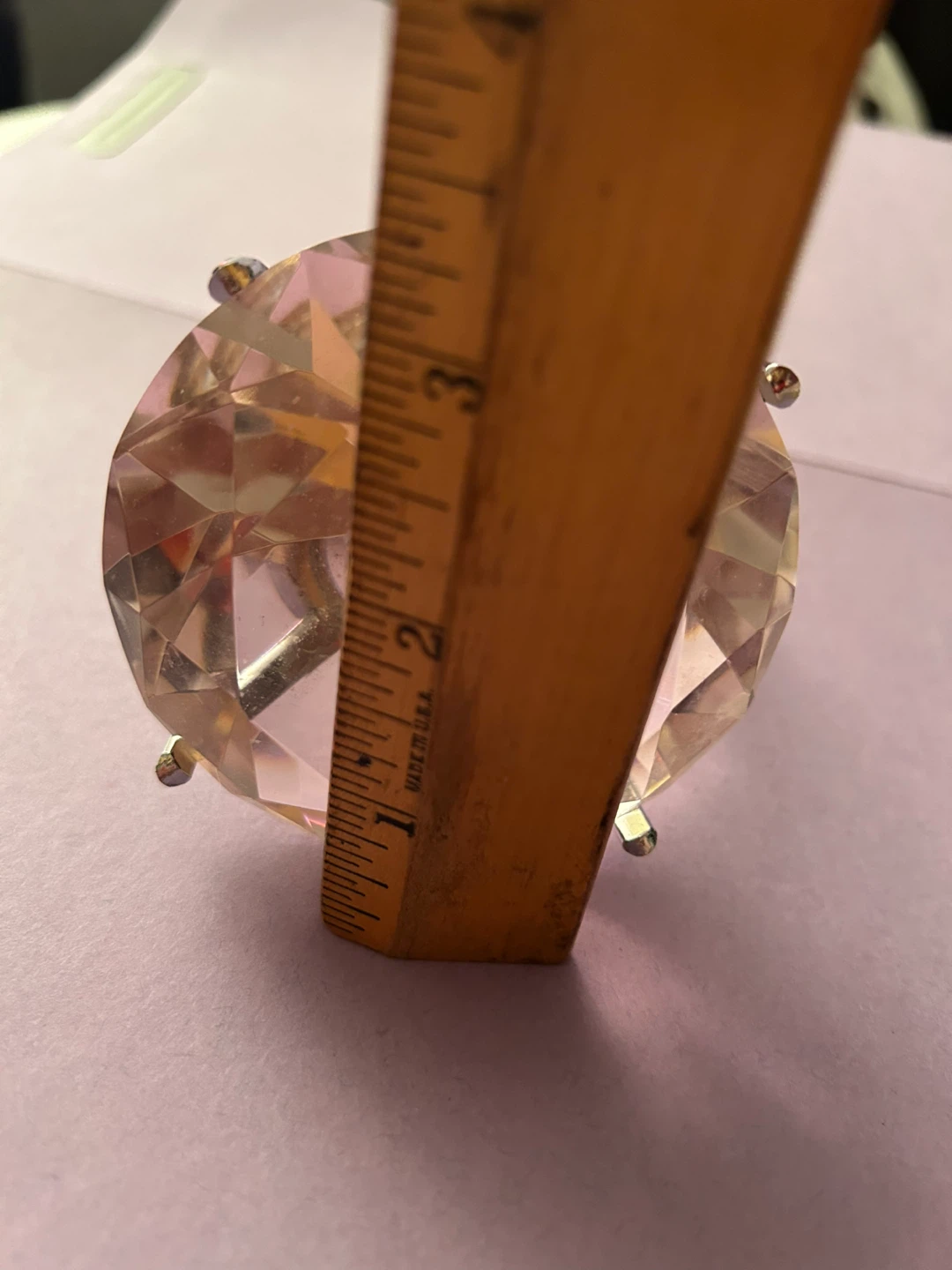 Decorative Novelty Crystal Cocktail Ring - photo 4