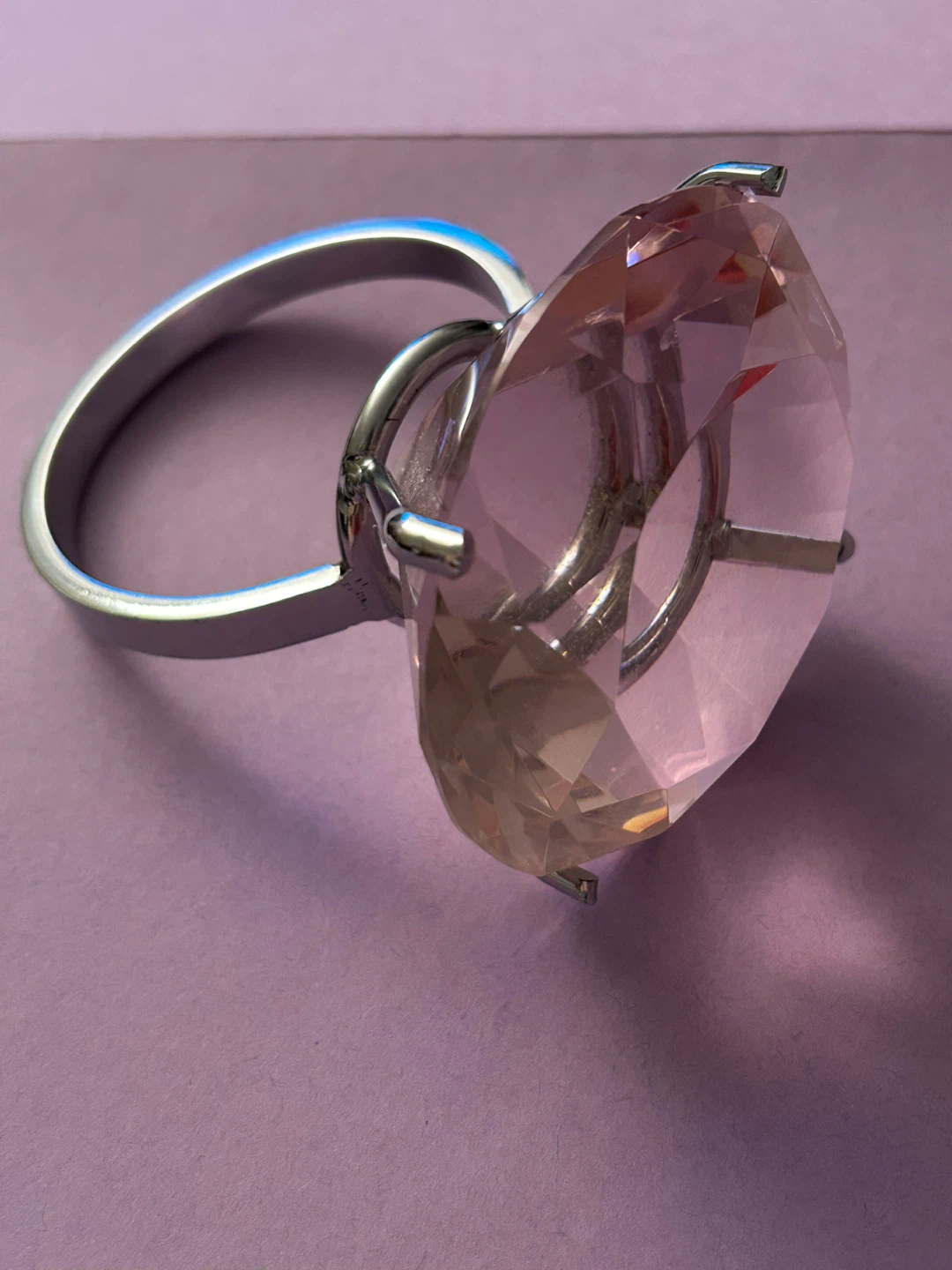 Decorative Novelty Crystal Cocktail Ring - photo 5